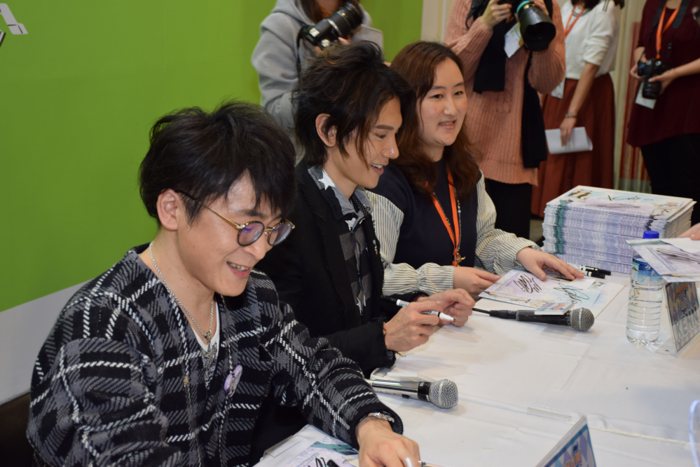 曼迪《IDOLiSH7-偶像星願-》聲優 KENN、阿部敦簽名會 逗趣贈送粉絲情人節禮物 6 2018tibeidolish7 12