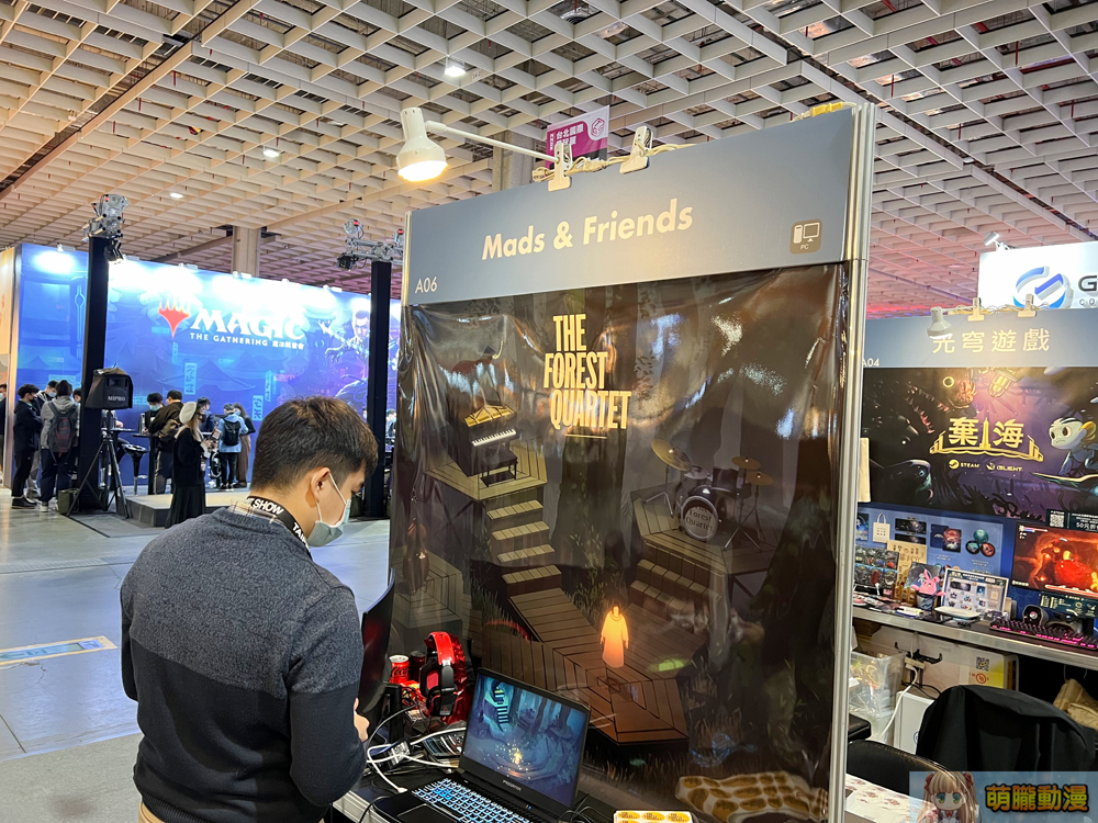 【2022TGS】2022 台北國際電玩展今日開展 強化防疫措施並設置噴霧型消毒機器人 37 2022tgs1stday56