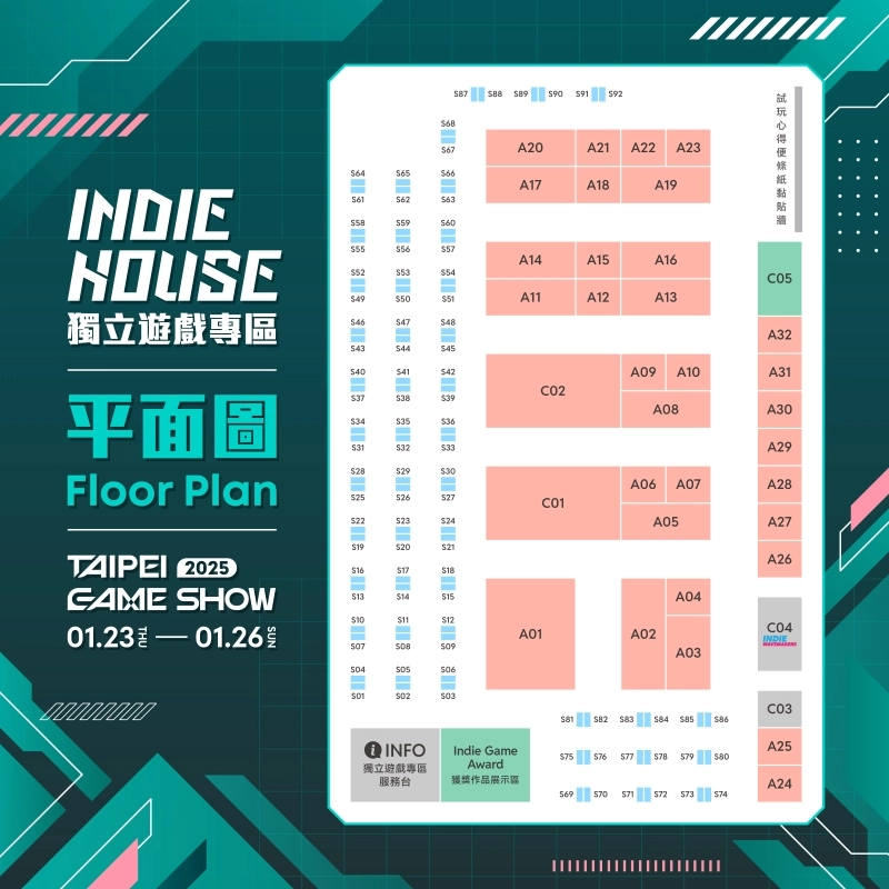 2025台北國際電玩展公開桌遊樂園、Indie House獨立遊戲資訊 5 2025tgstableindiehouse04