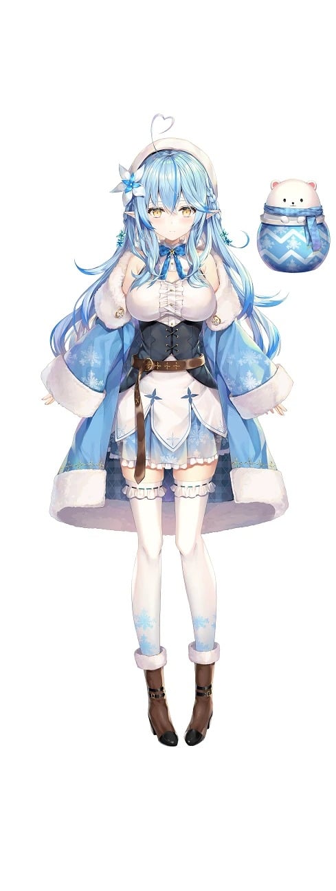 Hololive 所屬Vtuber雪花菈米 今晚公開3D模組 2 HololiveYukihanaLamy3d02