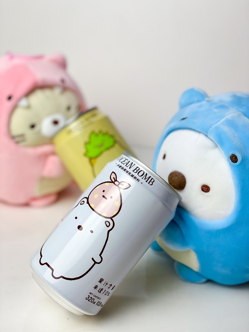 Ocean Bomb推出「⾓落⼩夥伴」微氣泡⽔與乳酸飲料系列飲品 5 OceanBombSumikkoGurashifirst05