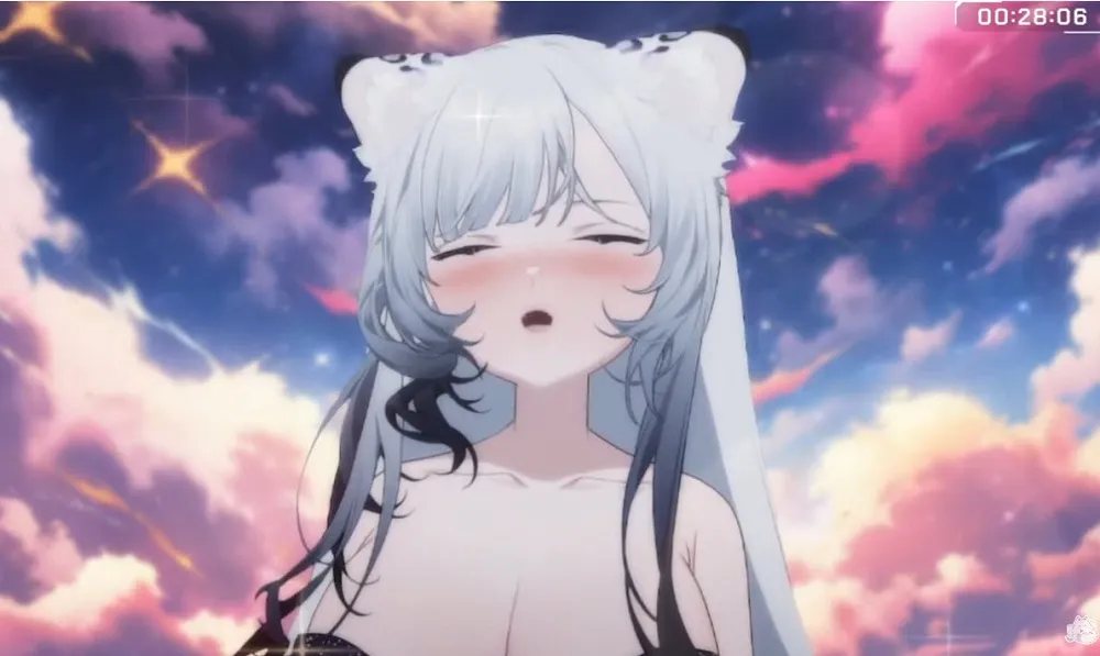 台V名雪薇薇以Vtuber內衣姿態唱「小蠻腰」 粉絲表示「以後誰還敢說VV不能瑟瑟」 1 RenewLiveVVliveerowaist01